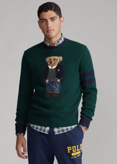 Men's Polo Ralph Lauren Preppy Bear Sweater | 536082TNZ